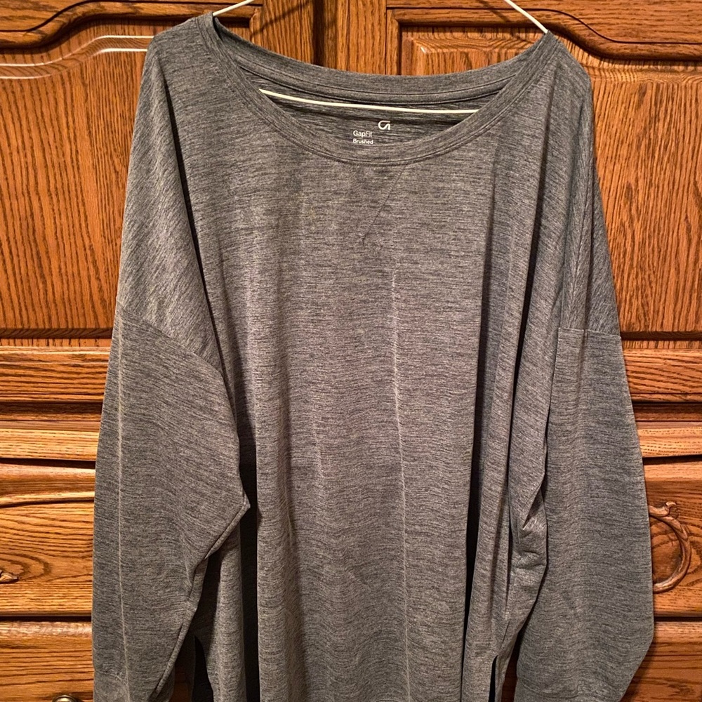 GapFit Brushed Tech Jersey, XXL.